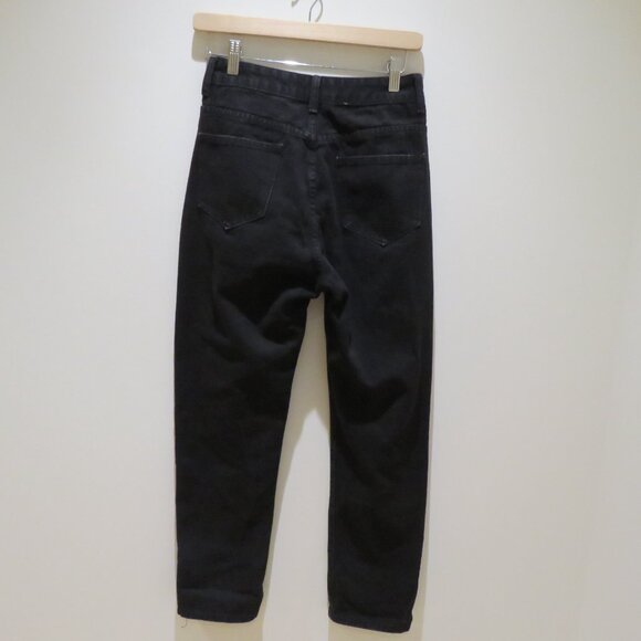 KOLLYY Glass Bones Skeleton Jeans in Black Goth Punk Alt Grunge - Size S - Picture 10 of 13